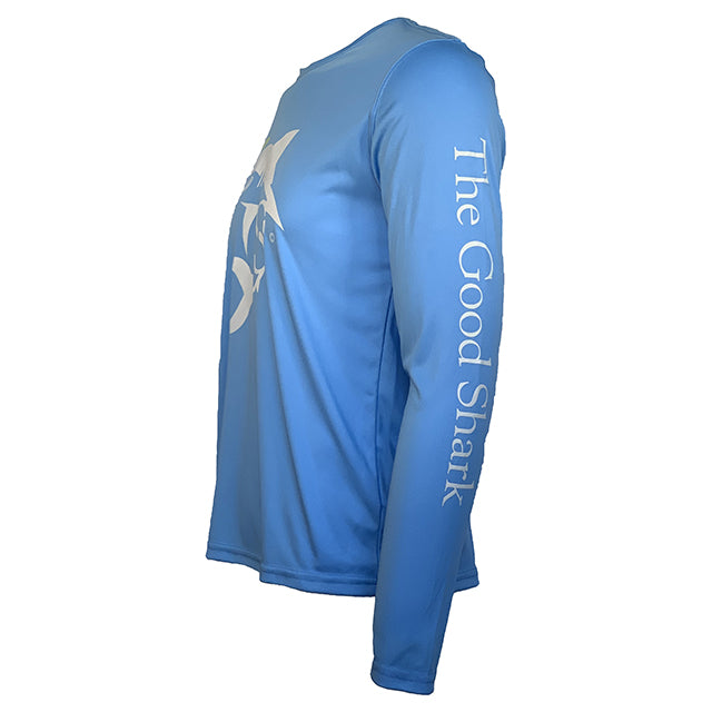 "THE GOOD SHARK" LONG SLEEVE PERFORMANCE TEE SHIRT