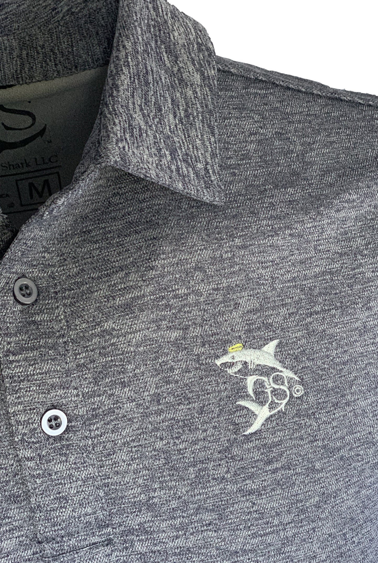EMBROIDERED "GOOD SHARK" POLO